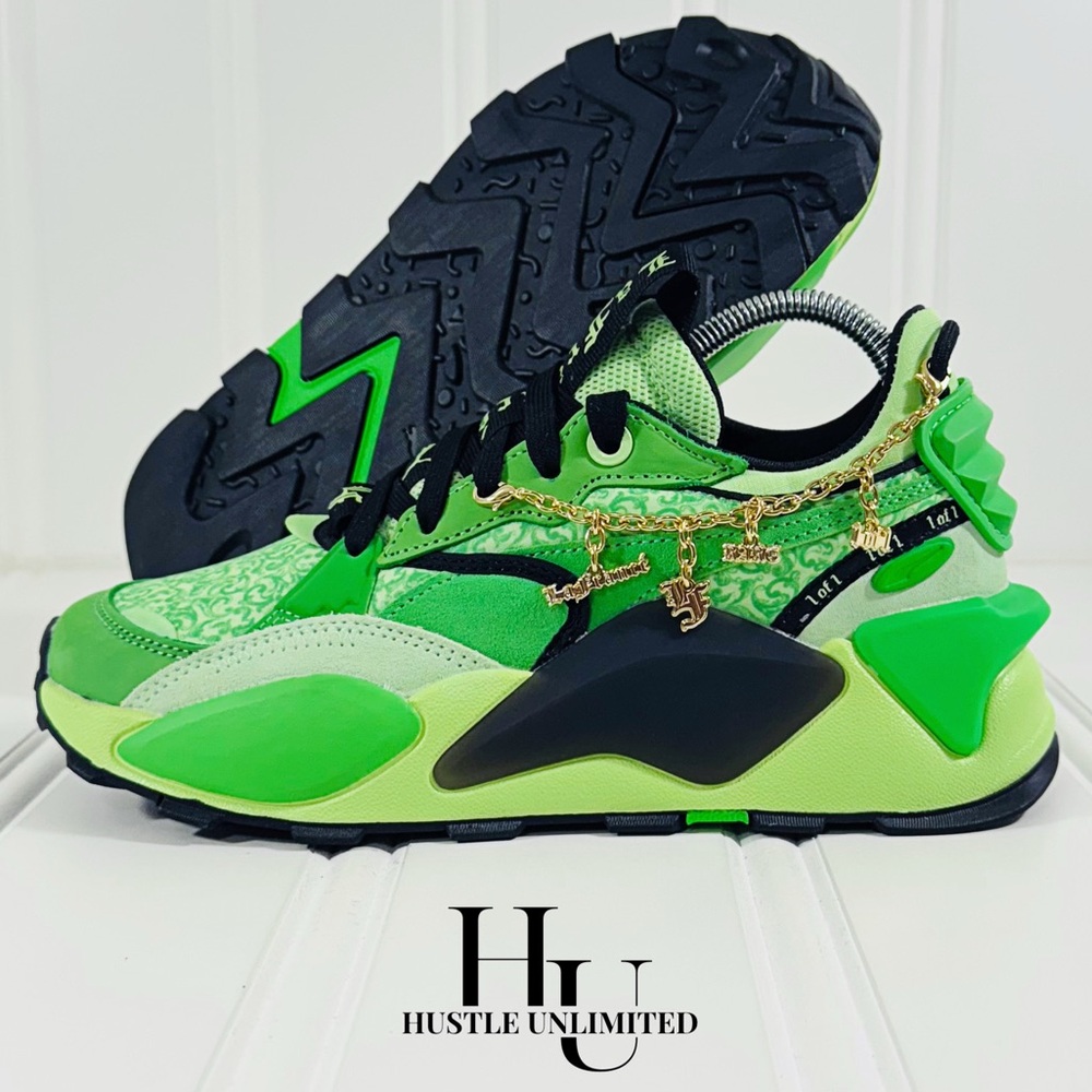 Puma x LaMelo Ball La Franće GS Forever.Rare RS-XL Green Sneakers Youth Size 7